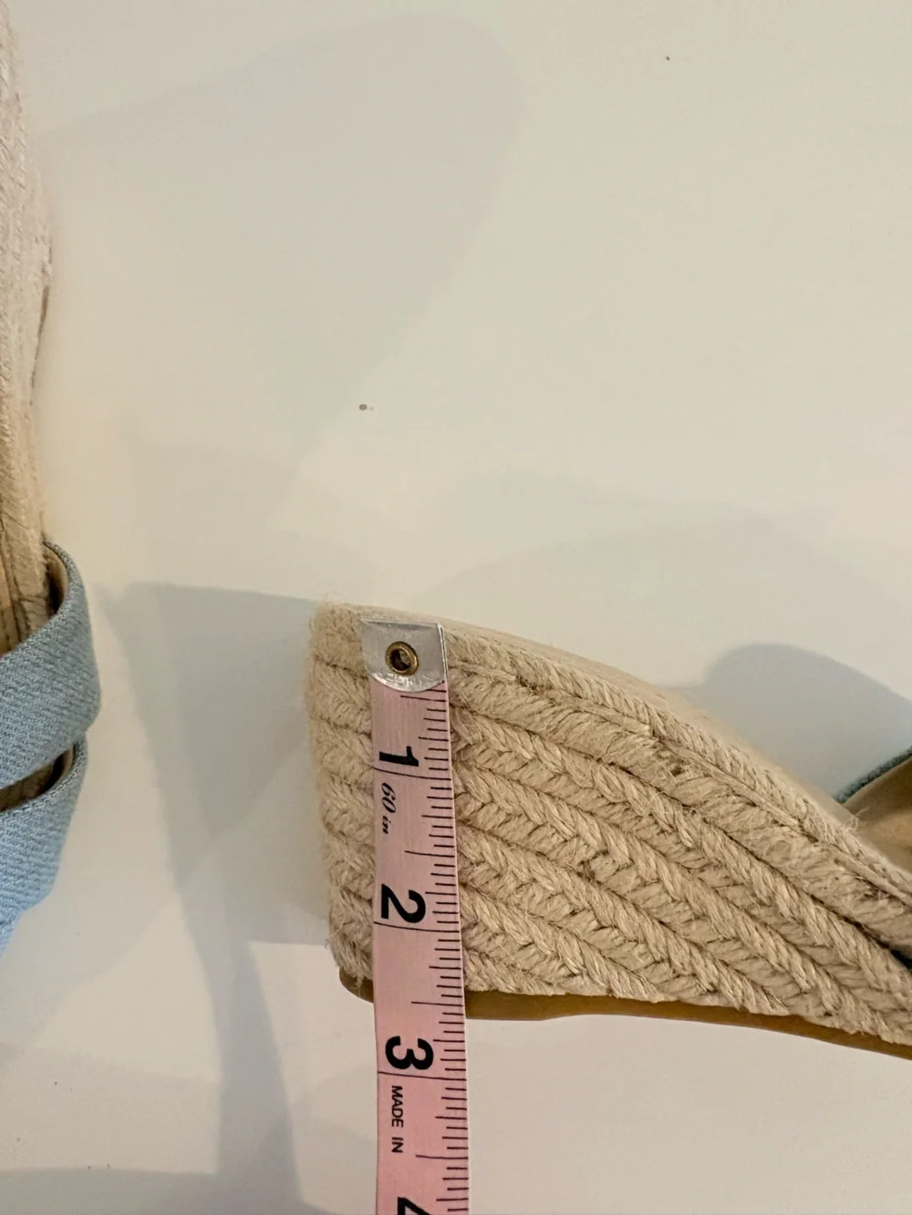 Veronica Beard || Ivy Woven Wedge Espadrille Sandals Denim Blue 5